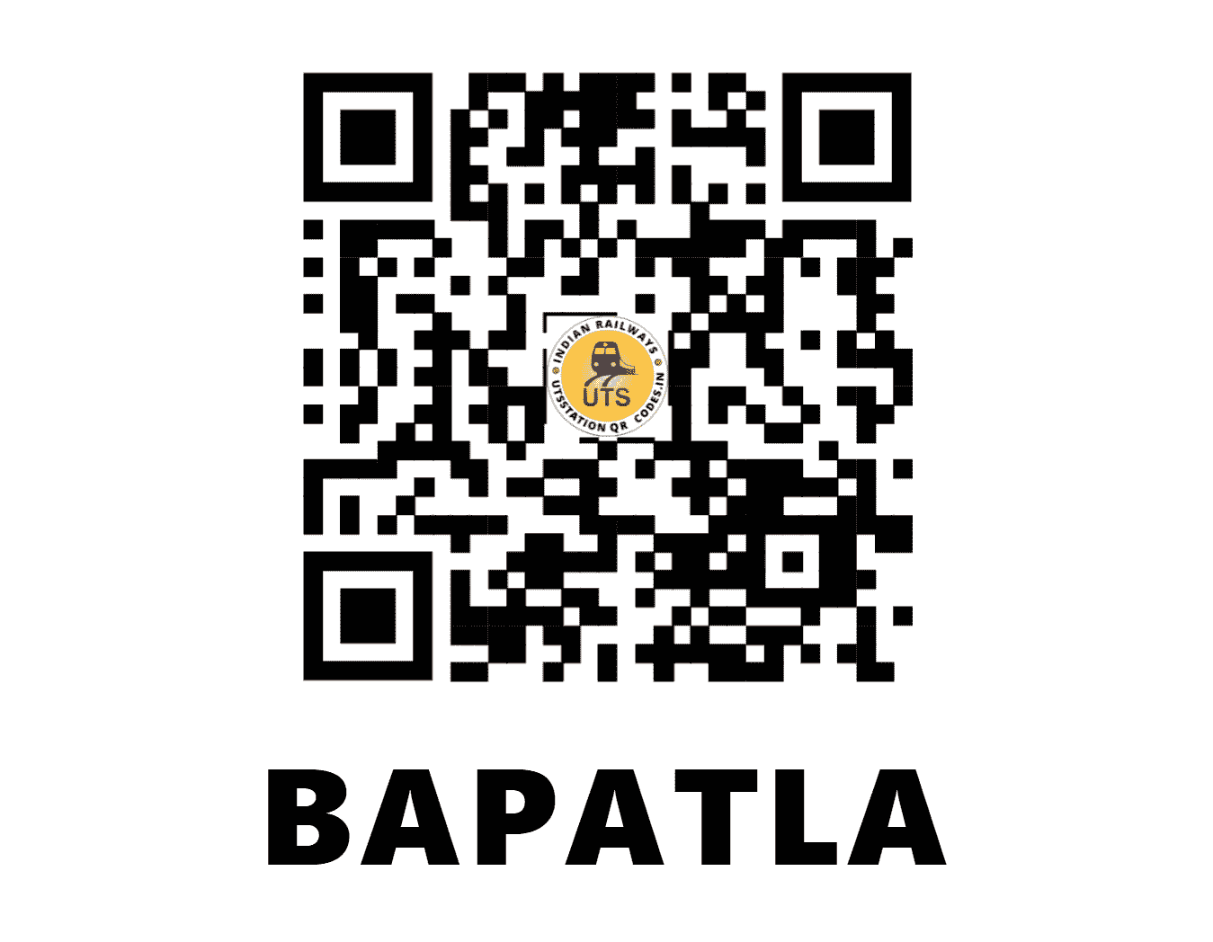 UTS QR Code for BAPATLA - BPP (SC - ANDHRA PRADESH)